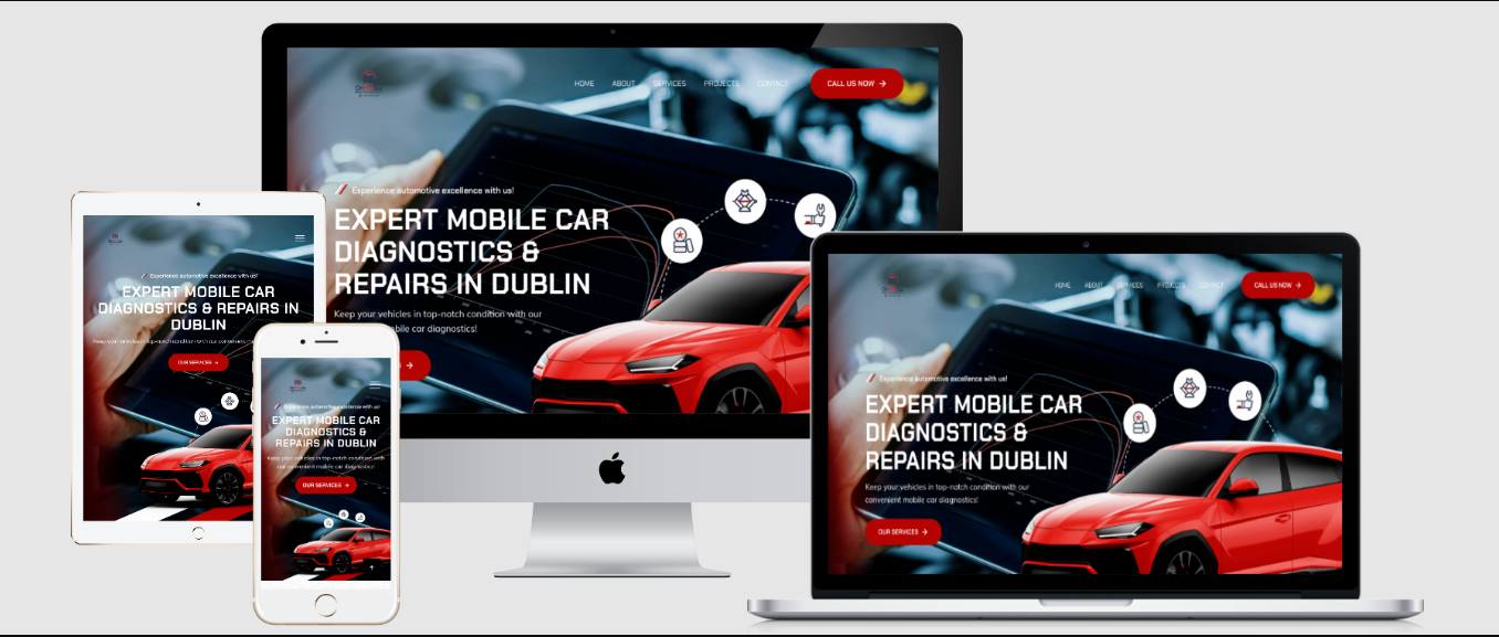 QuickFix Mobile Car Diagnostics Dublin website